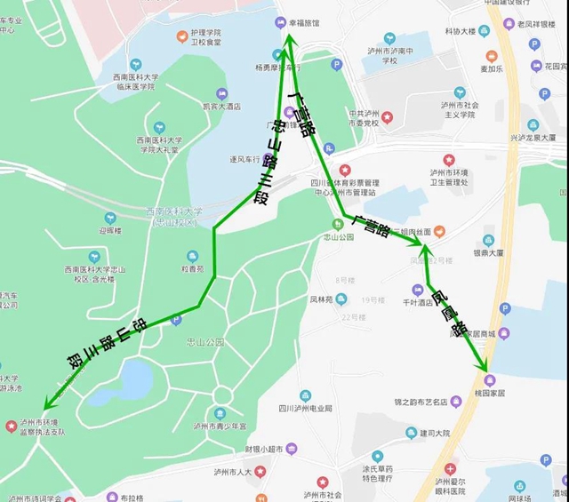 出门注意了！泸州城区这些路段交通有调整，广营路、凤凰路恢复双向通行(图4)