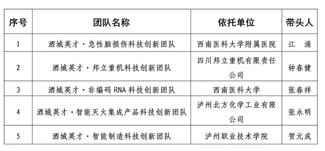 公示丨泸州市2020年度“酒城英才”拟入选名单出炉！