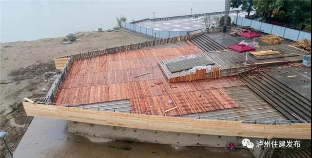 进度条已完成70%，泸州长江滨江路本月底将靓丽归来(图7)