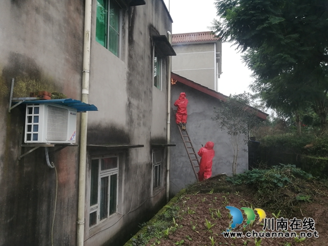 马蜂威胁群众安全 泸县龙城救援队为民排忧(图2)