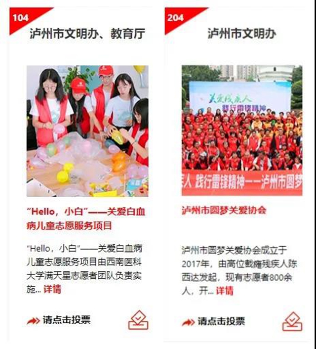 快来扎起！泸州这些志愿服务先进典型被省上推选了(图2)