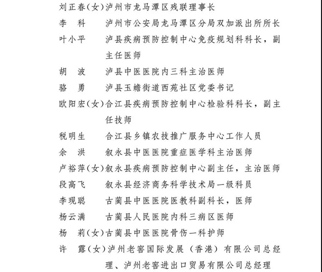 四川省抗击新冠肺炎疫情和防汛救灾表彰大会召开，泸州这些个人和集体获表彰(图5)