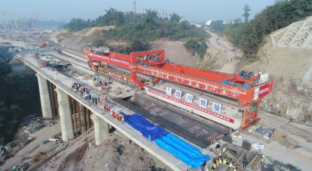 川南城际铁路又有新进展！泸州段土建工程贯通