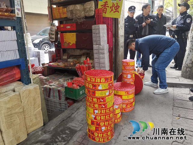 龙马潭区小市街道开展烟花爆竹安全专项检查(图2)