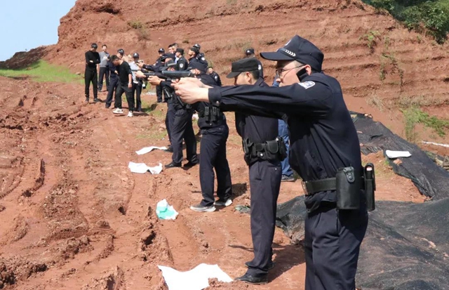 【全警实战大练兵】合江公安实弹射击现场(图1)