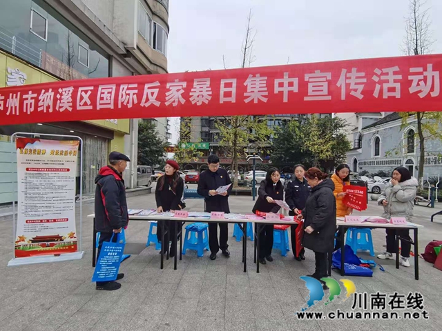 纳溪区法院：国际反家暴日，坚决对家暴说“不”！(图1)