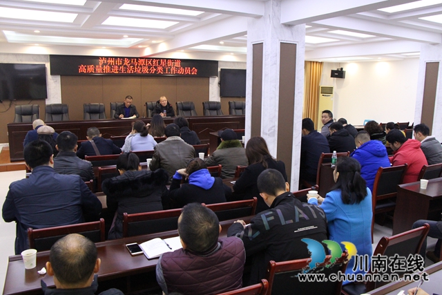 龙马潭区红星街道启动高质量推进生活垃圾分类工作(图1)