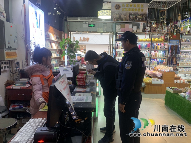 泸县玉蟾街道持续开展文化娱乐场所安全检查(图5)