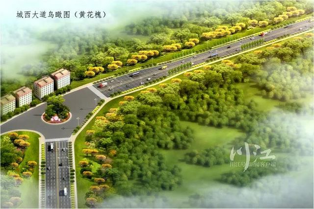 泸州长江滨江路景观已恢复原貌，四条景观大道升级完成(图15)