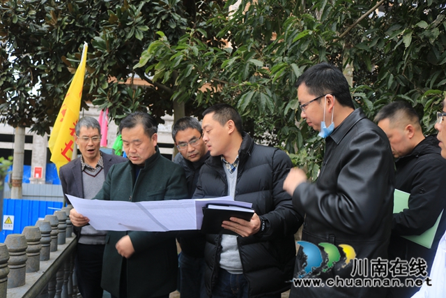 蔡辉率队督导立石中心卫生院PPP项目施工进展情况(图2)