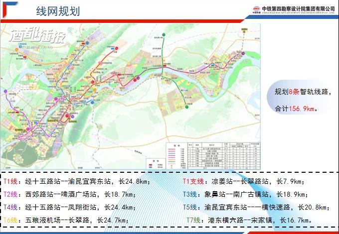连通老城区、柏溪、南溪！宜宾智轨T2、T4线规划出炉！21个站点……(图5)