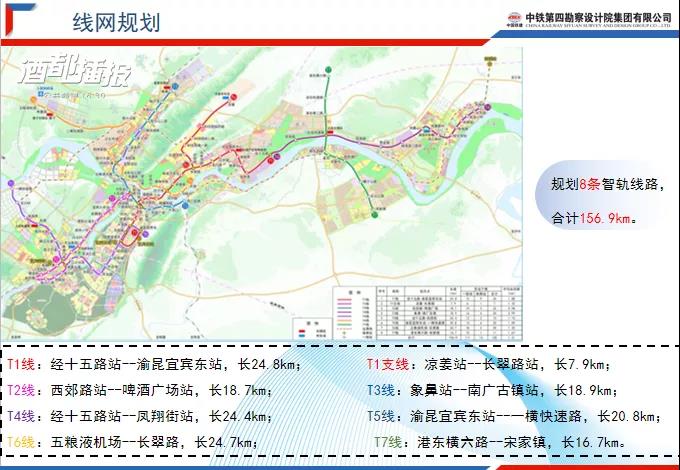 宜宾智轨t2线路图图片