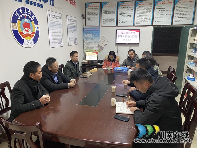 龙马潭区政协调研小市街道杜家街社区两委换届工作(图3)