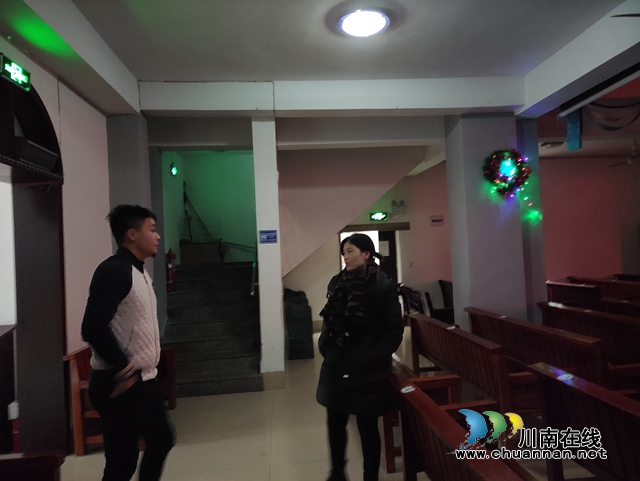 江阳区北城街道开展基督教堂圣诞节前安全工作指导检查