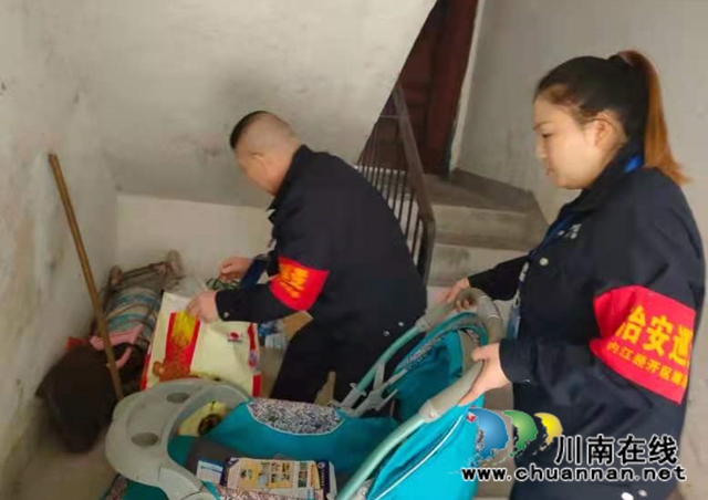 内江经开区交通镇汉晨社区：清理安全通道，排除隐患，美化环境(图1)