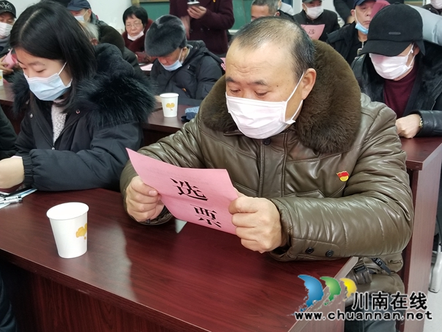 龙马潭区小市街道召开党委换届选举党员大会(图4)