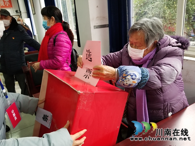 龙马潭区小市街道召开党委换届选举党员大会(图5)