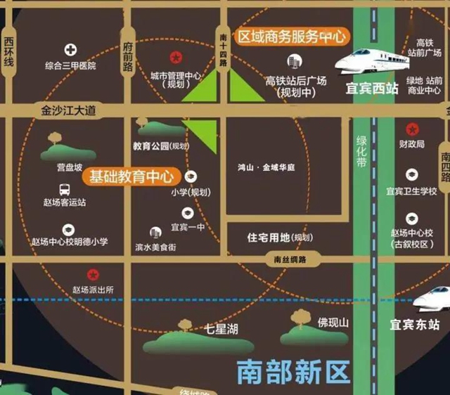 定了！宜宾一中新校区将落户在此！