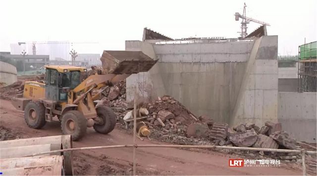 泸州二环路建设不停歇，蜀泸立交F匝道预计春节前通车(图3)