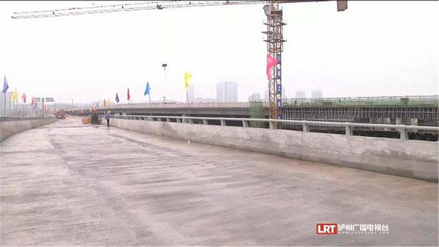泸州二环路建设不停歇，蜀泸立交F匝道预计春节前通车(图4)