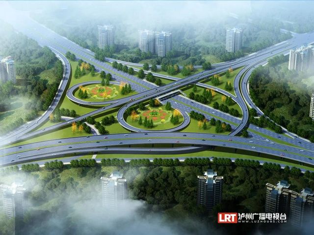 泸州二环路建设不停歇，蜀泸立交F匝道预计春节前通车(图9)