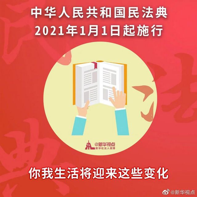 《民法典》正式实施！你的生活将发生这些变化(图1)