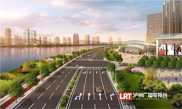泸州茜草滨江路主体工程预计春节前具备通车条件(图1)