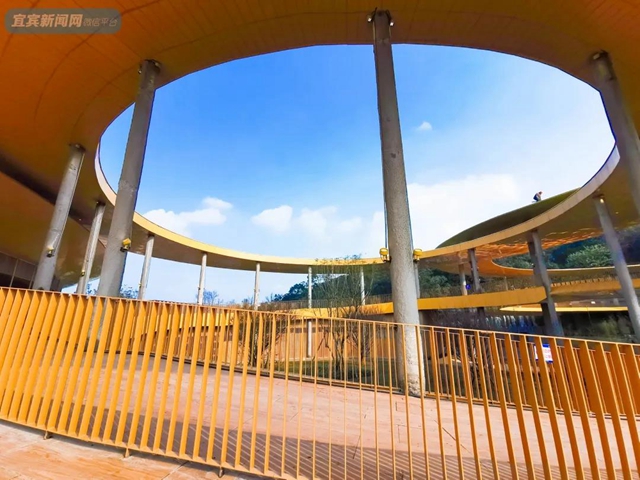 震撼！宜宾翠屏山又一网红打卡地来了！巨大环形建筑、绝美栈道、360°观景台……(图11)