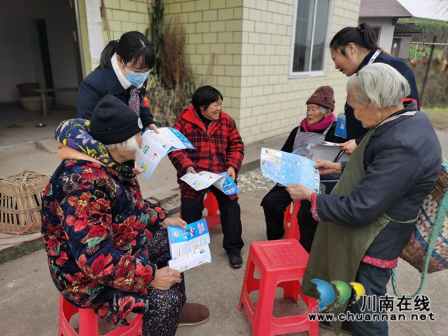 内江经开区靖民镇石马村：积极开展反诈宣传，筑牢反诈骗第一防线