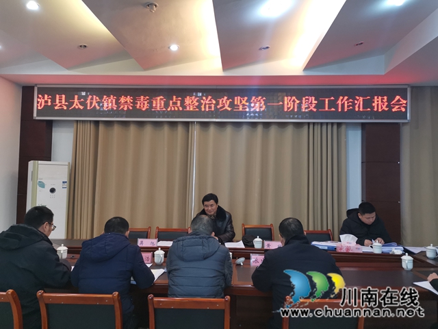 泸县禁毒委到太伏镇开展禁毒重点整治攻坚决战第一阶段工作考核检查(图1)