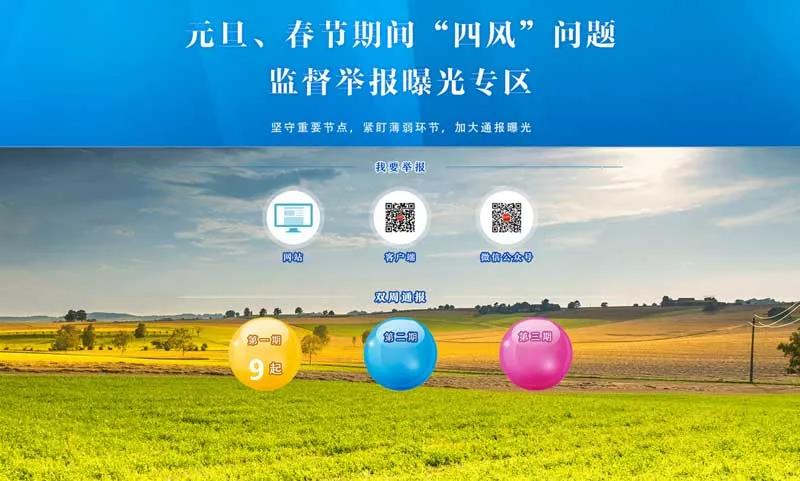 元旦、春节期间"四风"问题监督举报曝光专区通报9起典型案例(图1)