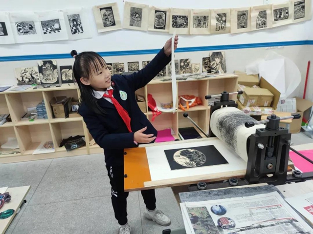 区域特色|江阳教育：木刻版画进课堂(图14)