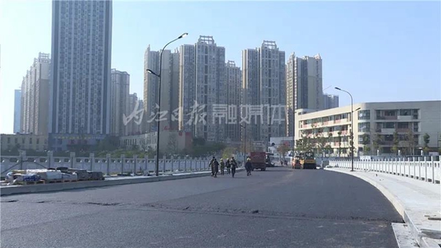 期盼已久，最后冲刺！内江城里这座新桥要通车了(图4)