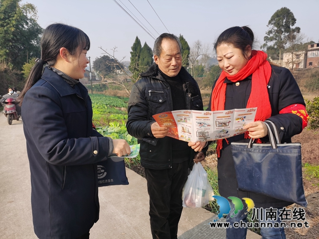 内江经开区靖民镇石马村：格格为冬季火灾防控工作助力护航(图1)