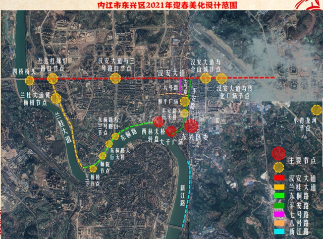 火树银花不夜天！内江今年春节夜景“提前看”(图6)