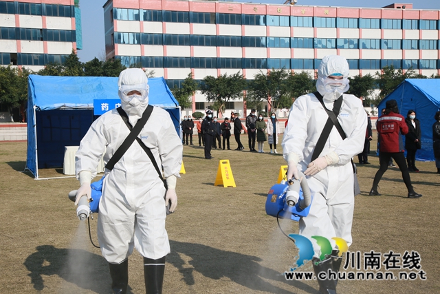 发扬抗疫精神，筑牢抗疫防线！合江县举行应对新冠肺炎疫情应急演练(图10)
