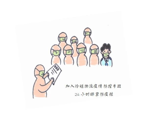 冷链物流疫情防控知多少？泸州手绘达人用画笔告诉您！(图3)
