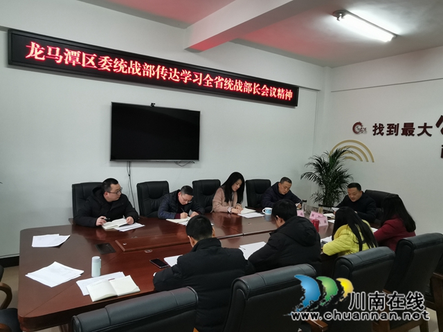 龙马潭区委统战部传达学习全省统战部长会议精神(图2)