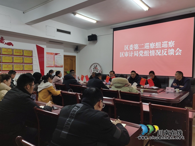 龙马潭区委第二巡察组巡察区审计局党组情况反馈会召开(图1)