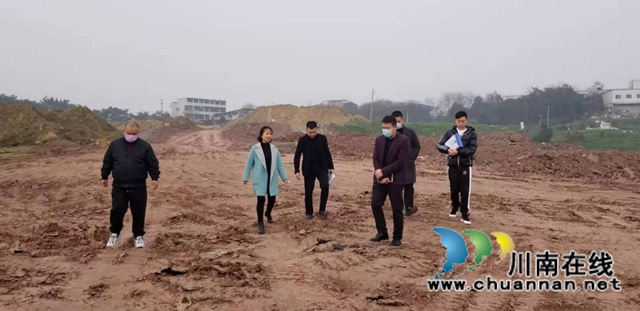 自贸区川南临港片区自然资源和规划分局会同港投集团开展春节前储备土地安全检查(图2)