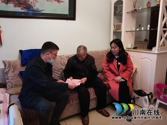江阳区华阳街道：春节前夕送温暖，走访慰问暖人心(图1)