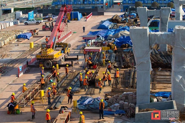 现场实拍 直击高铁自贡东站最新进展——(图2)