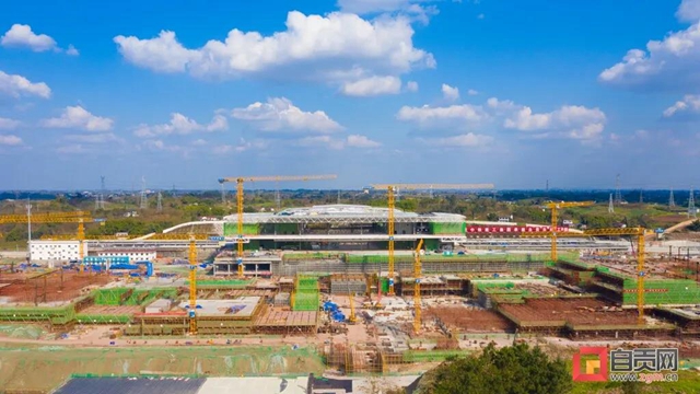 现场实拍 直击高铁自贡东站最新进展——(图8)