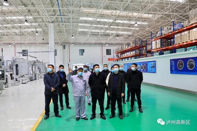 付小平检查泸州高新区节后复工复产情况(图5)