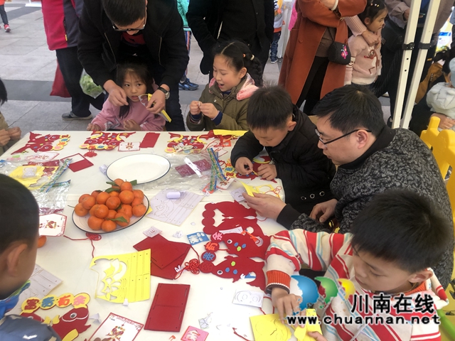 龙马潭区红星街道大驿坝社区开展“我们的节日·元宵节”亲子活动(图4)