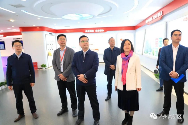 内江市政府考察组到泸州国家高新区考察(图1) 内江市政府考察组到泸州国家高新区考察(图1)