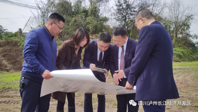 长开区党工委副书记、管委会主任罗了威调研园区国有存量建设用地(图1)