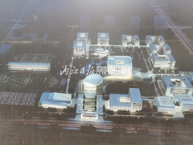 整合3校、占地240亩！内江城区这所高级学校“浮出水面”