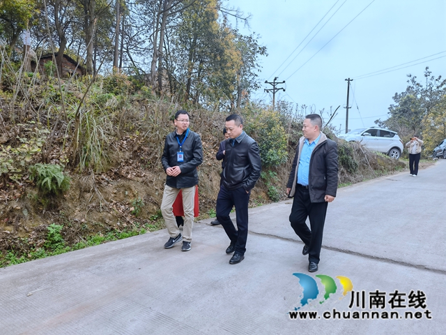 石磊到泸县立石镇检查森林防灭火工作(图1)