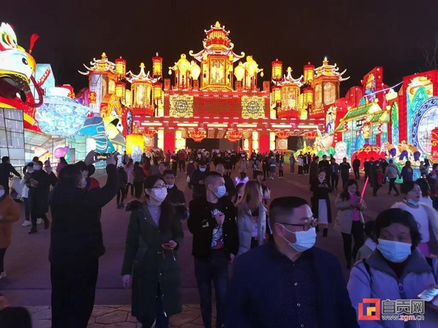 自贡灯会又见人山人海！(图2)